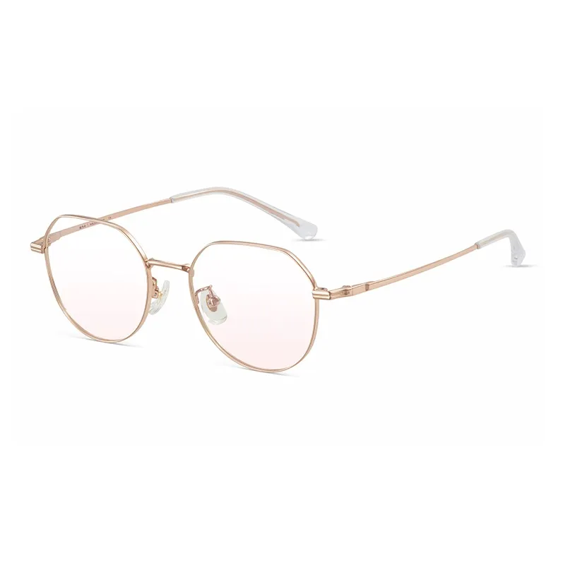 MUJOSH Титан Круглый Легкий тактильный миоопический стекло-рамка для студентов оптическое стекло унисекс