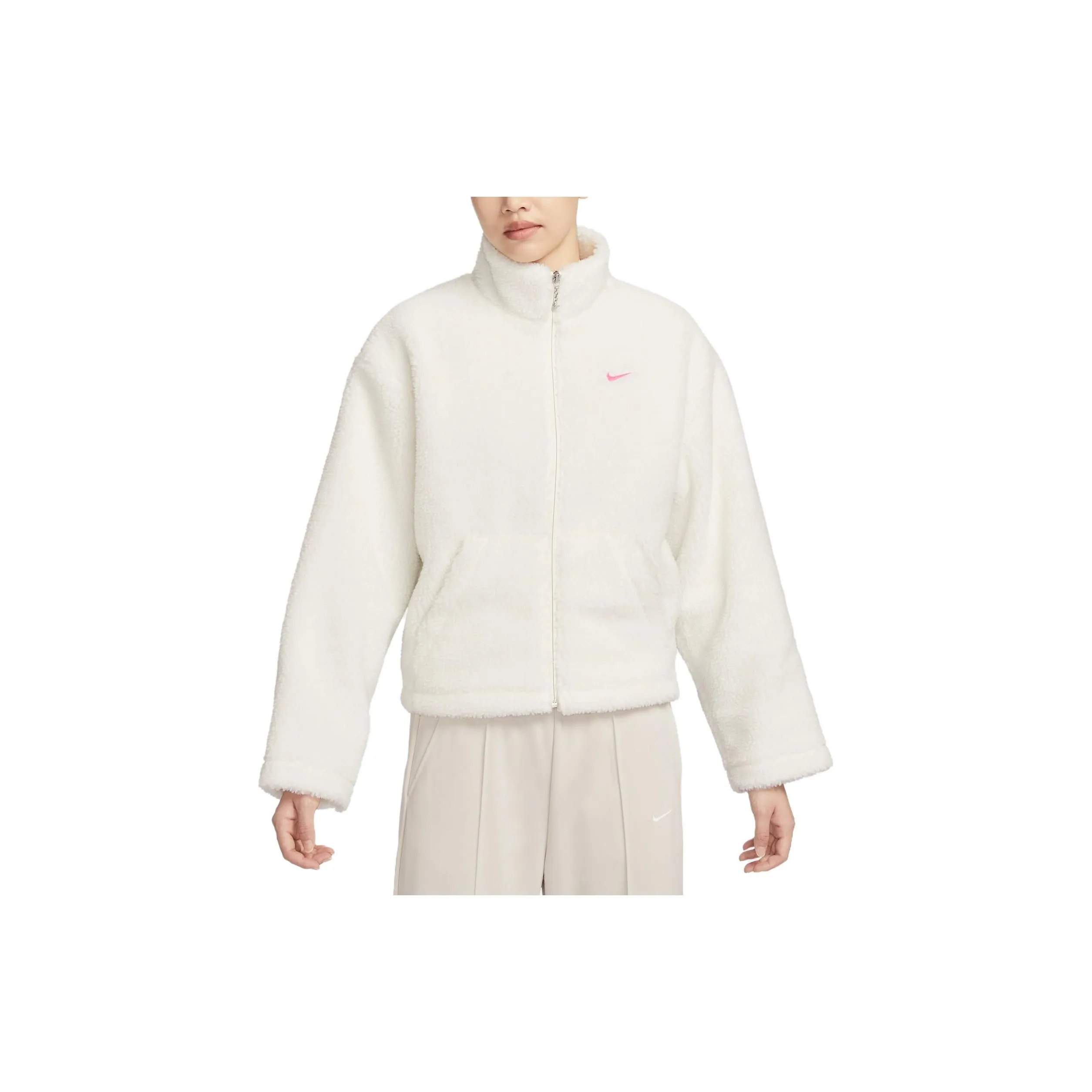 Nike Velvet feel Coat Women's Sail White