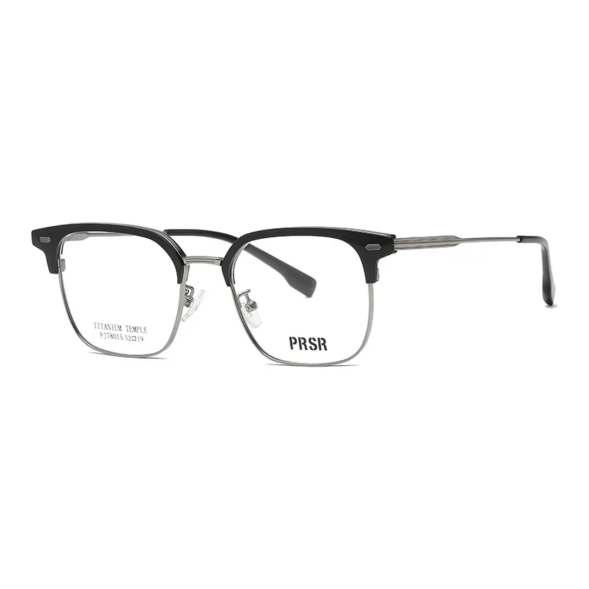 Prsr Пластина And Металл Оправа «брови» Оправы для очков Унисекс