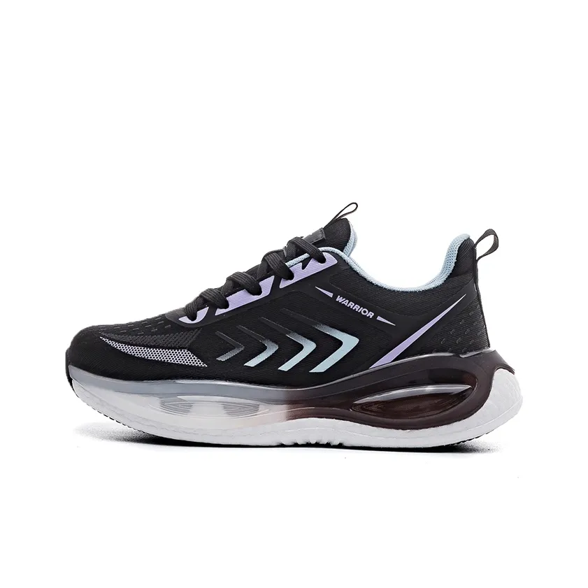 Warrior Low Топ Кроссовки с Толстой Подошвой Женские Черные Розовые