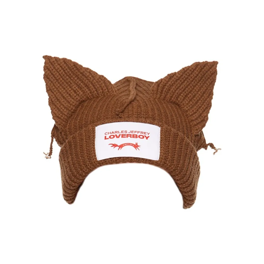 CHARLES JEFFREY Recycled Nylon Beanies Men's Brown