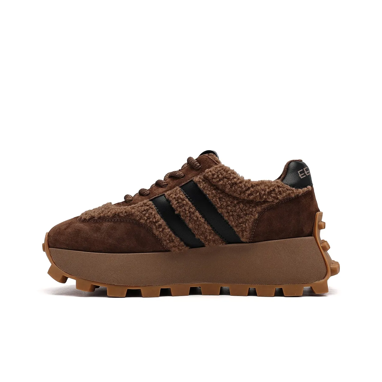 EBLAN Низкий топ кэжуал женский кофейный