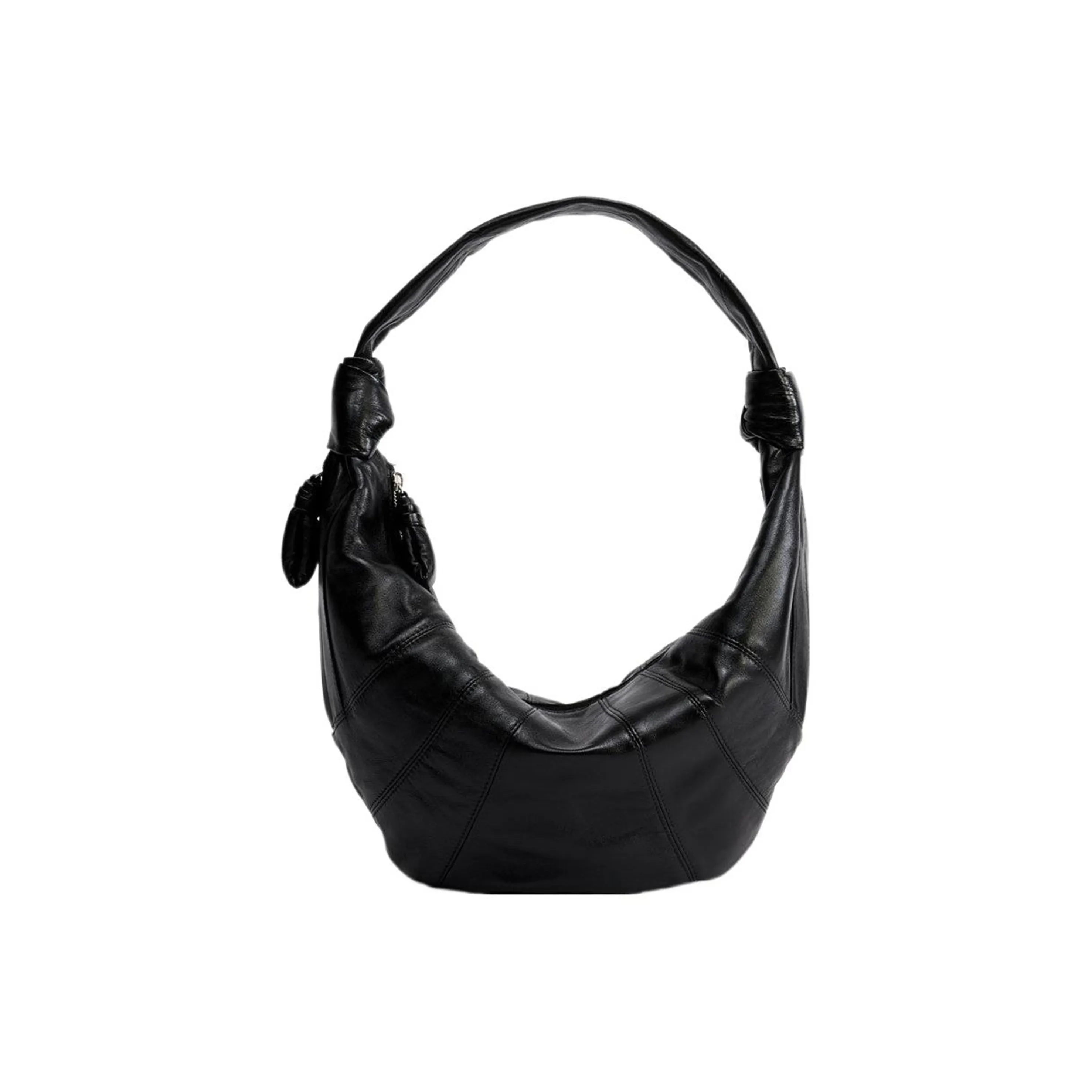Lemaire Sheepskin Croissant Bag, Crossbody Bag, Shoulder Bag Women's Black