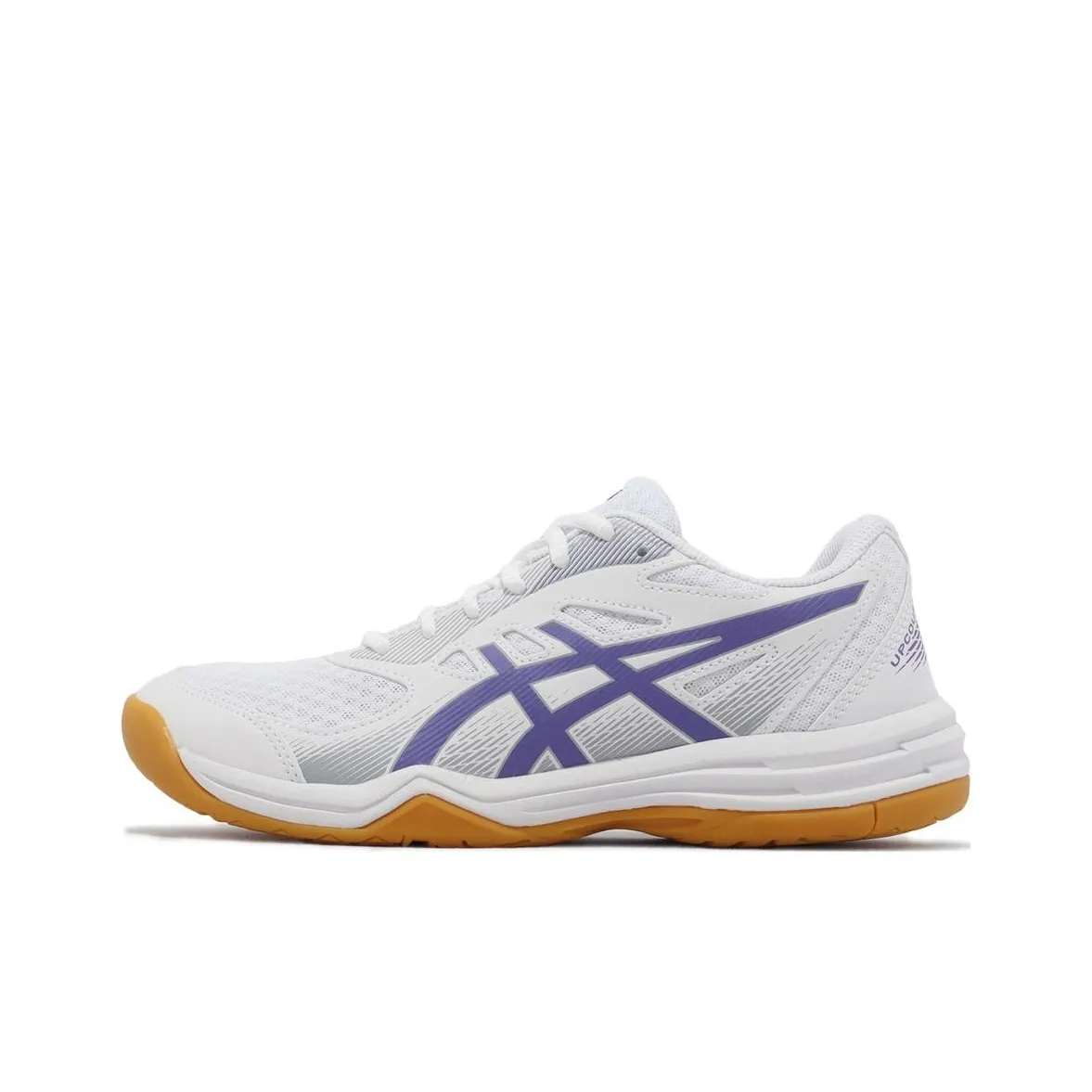 Asics Gel Upcourt 5 Training Shoes Women's Low Top White Purple