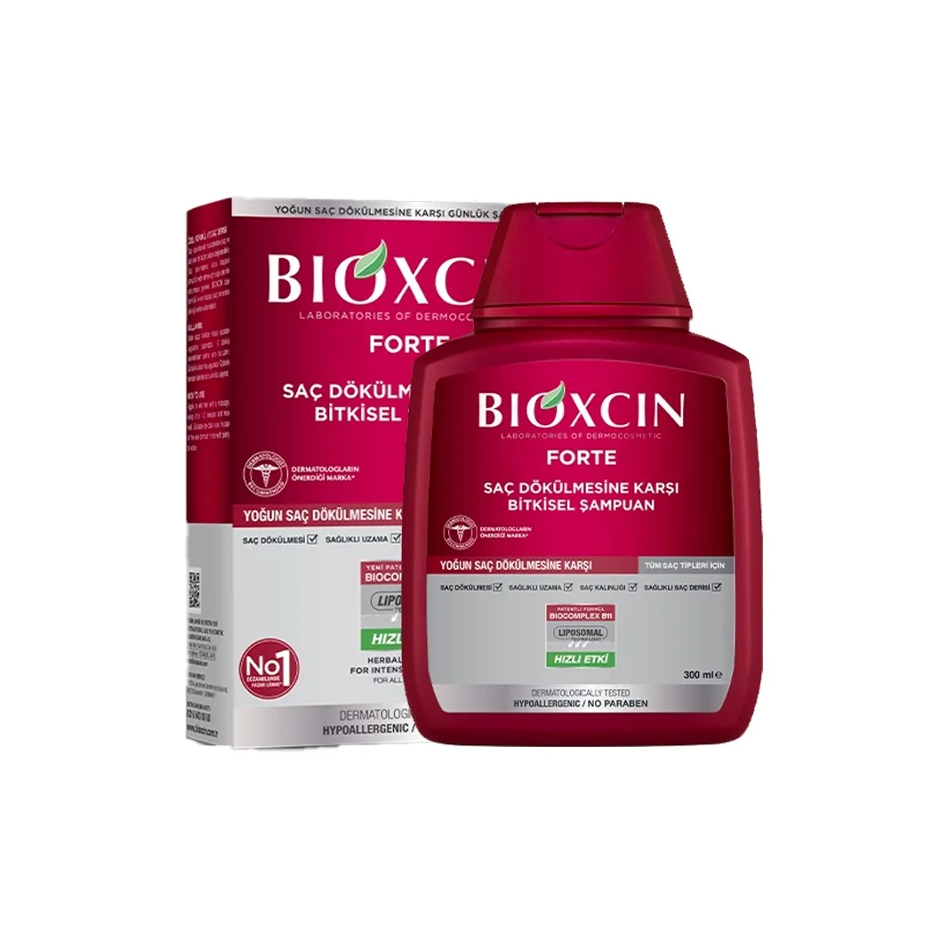 BIOXCIN Турция Оригинальный Little Red Bottle Укрепляющее Шампунь для Волос Контроль Жирности Объем и Пышность 300 мл