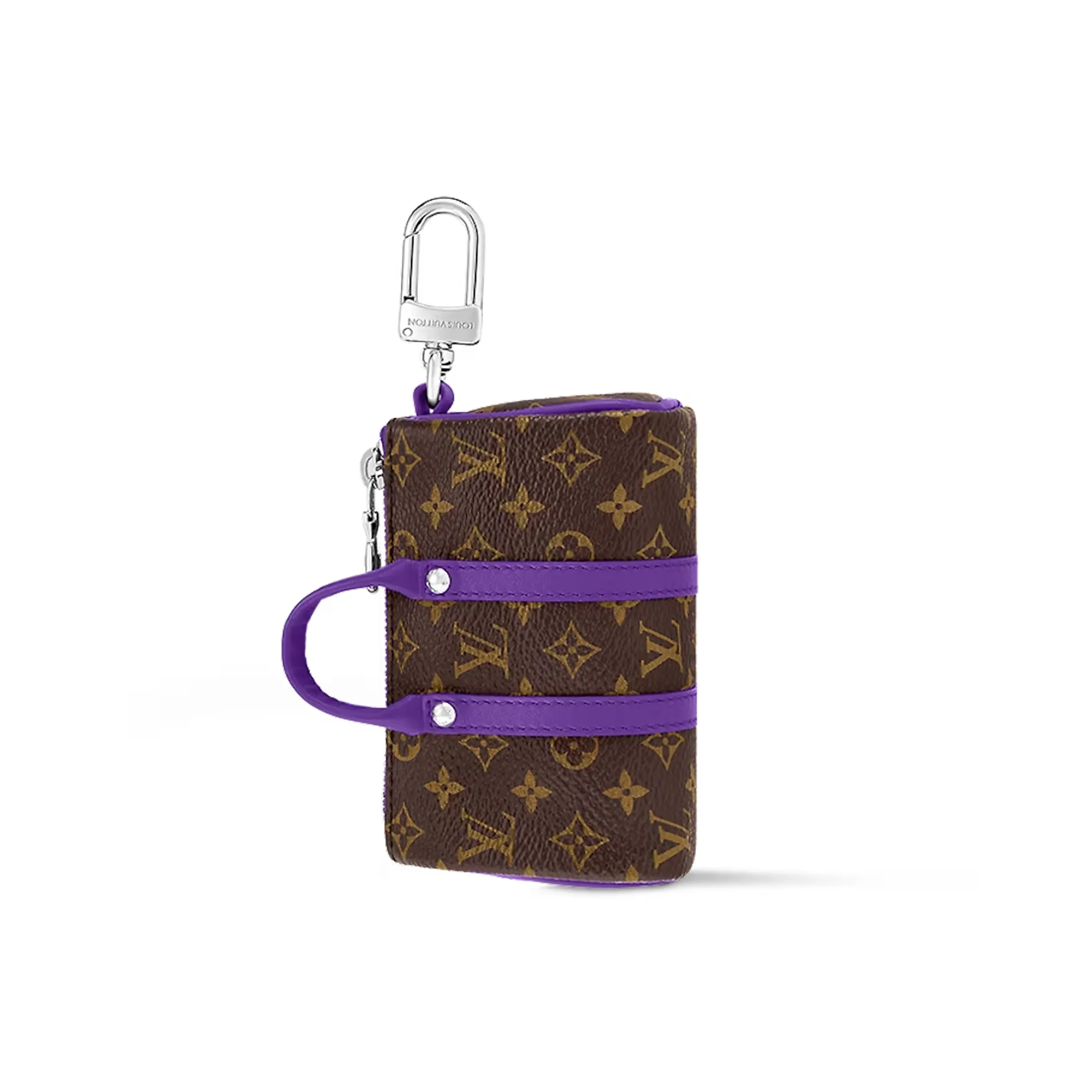 LOUIS VUITTON Lv Colormania Mini Keepall Pouch Violet