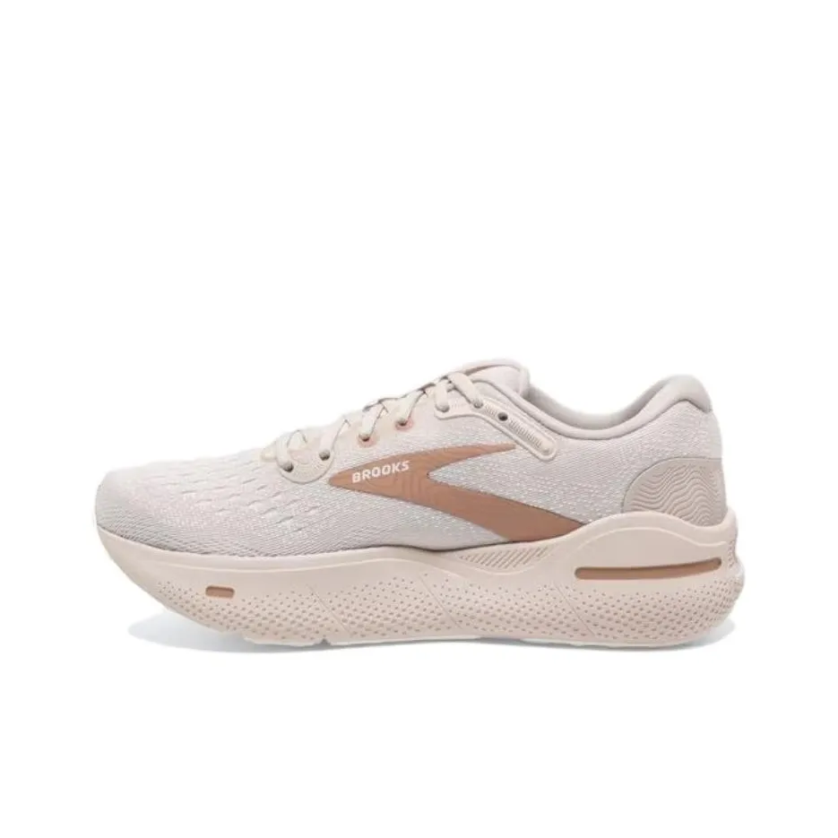 Brooks Ghost Ma Cushioning, Wear Resistant Low Top Running Shoes Women's Light Pink