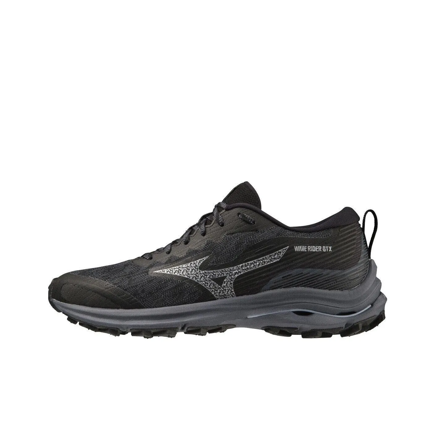 Mizuno Women's Wave Rider GORE TEX 4E Wide 'Black Silverstar' Women's