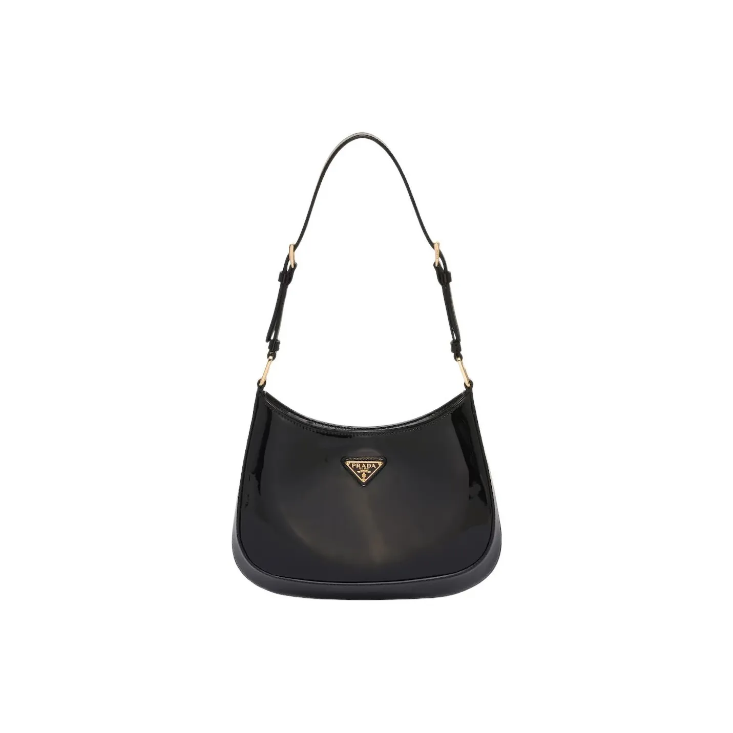 PRADA Cleo Leather Portable Crossbody Bag Shoulder Bag Women's Black