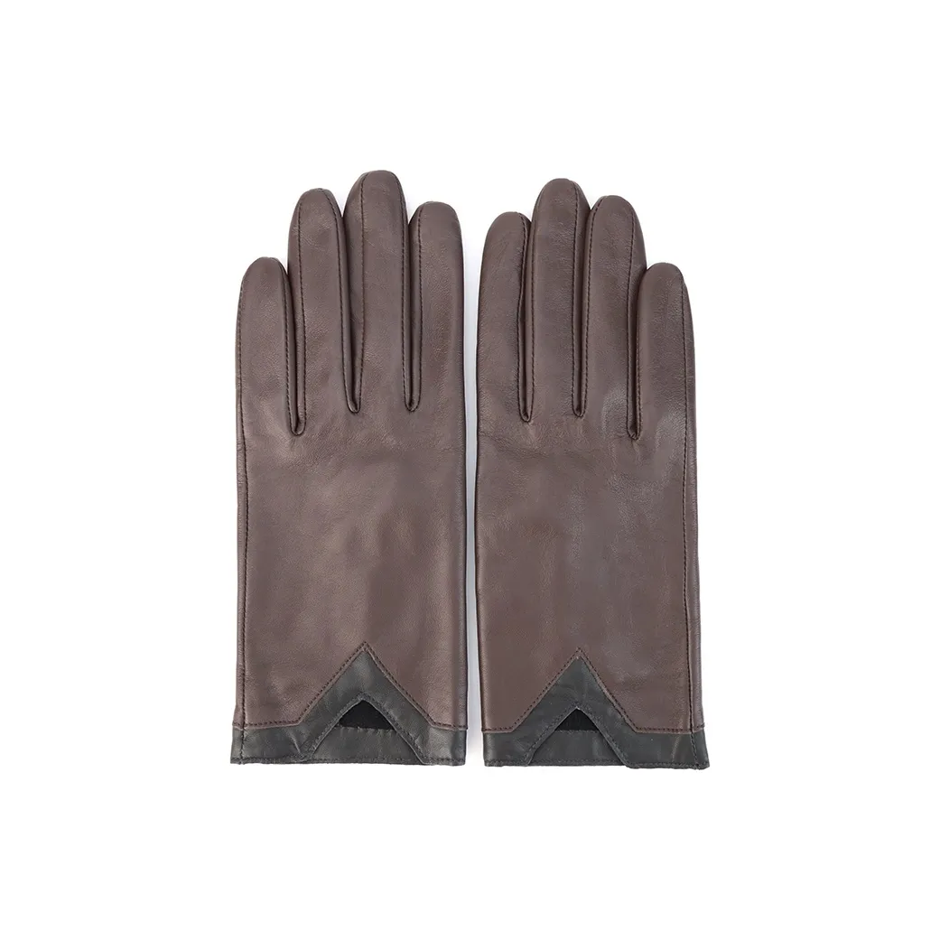 MARJAKURKI Genuine Leather Sheepskin Touchscreen Gloves Women's