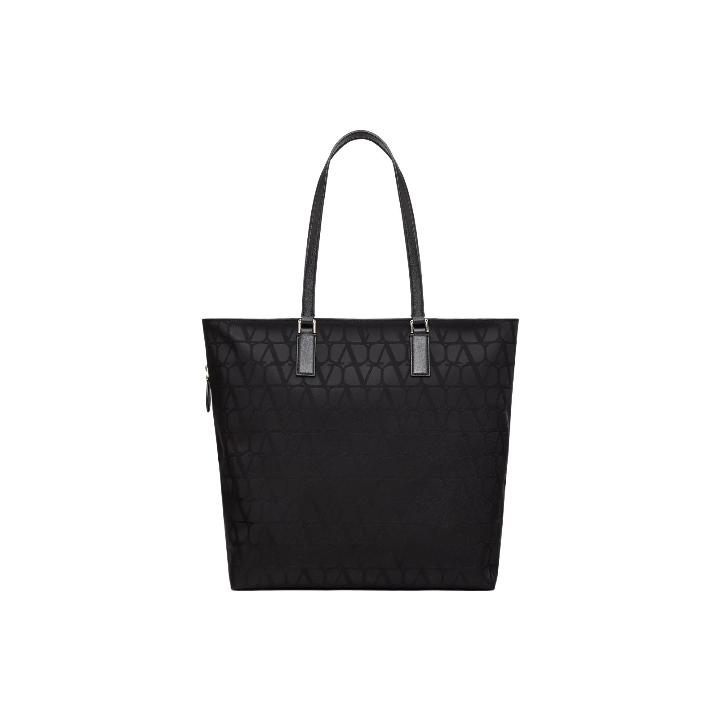 Valentino Calfskin Detail Tote Bag Shopping Bag Shoulder Bag Handbag Regular Men's Black