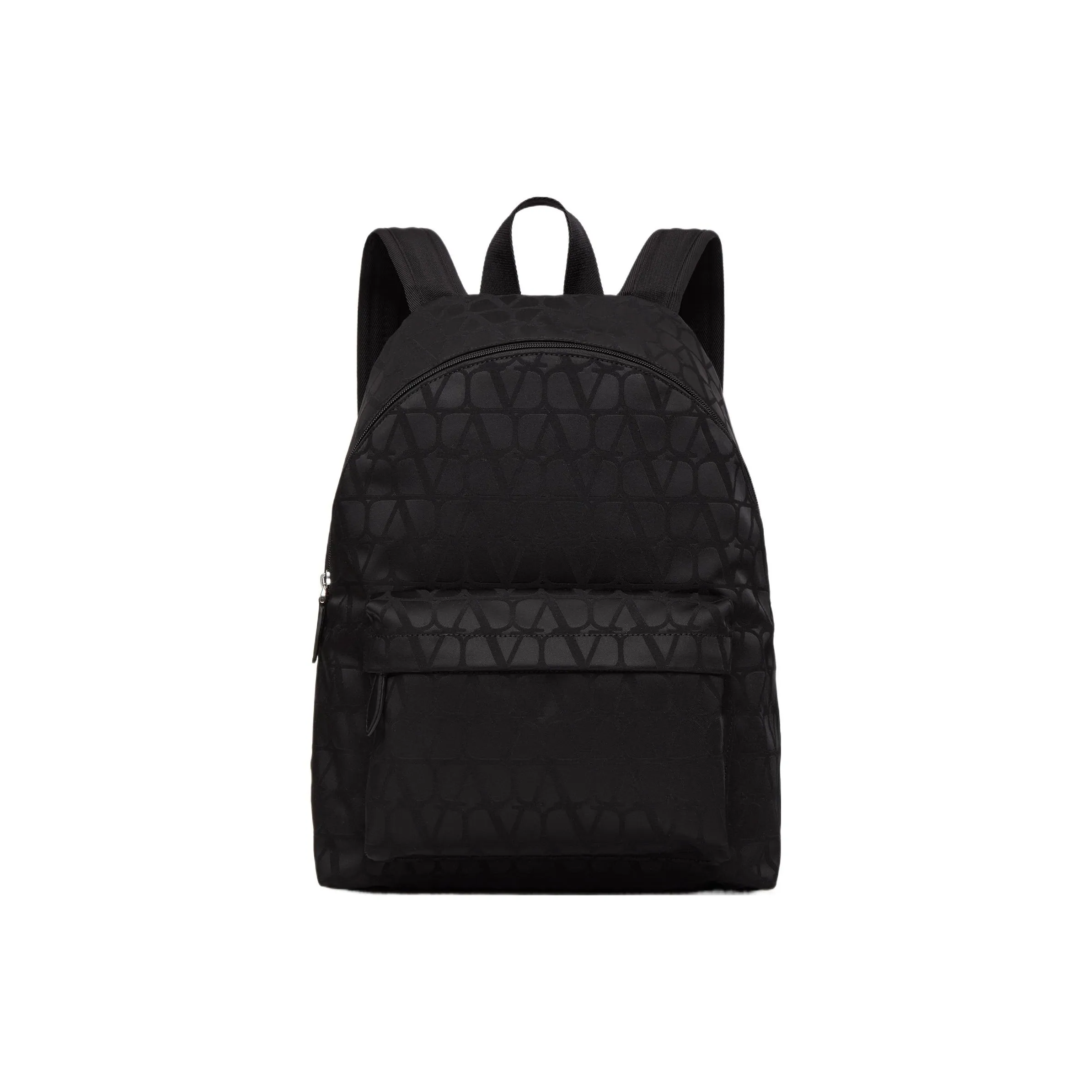Valentino Jacquard Backpack Regular Men's Black