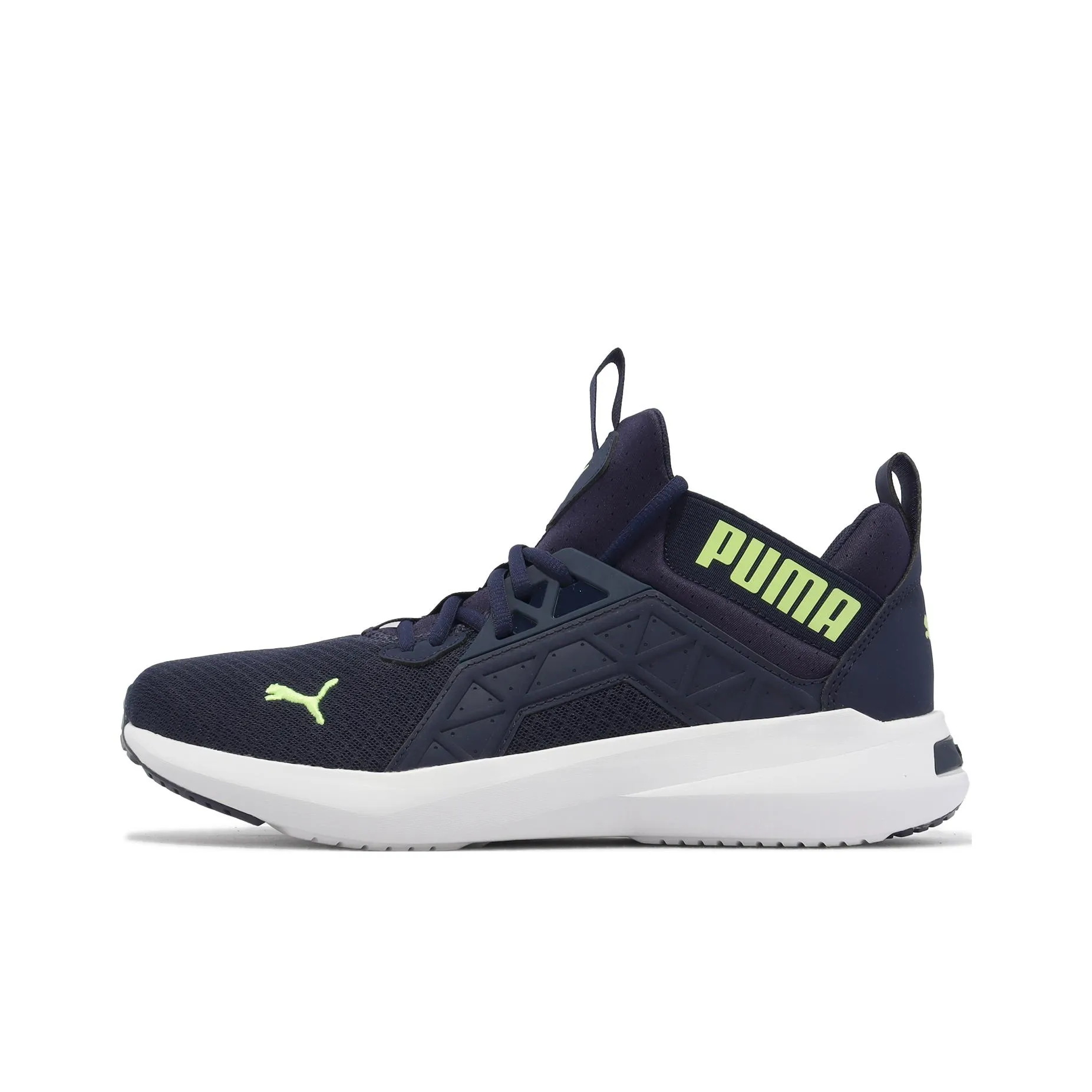 PUMA Softride Casual Shoes Men Mid Top Blue