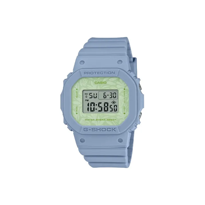 CASIO DIGITAL Collection S5600 Кварцевый механизм блок смола ремешок женские часы серый циферблат модель GMD S5600NC 2