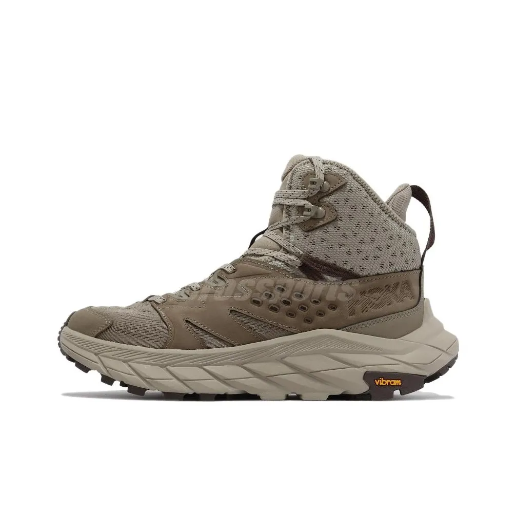 HOKA ONE ONE Anacapa Breeze Противоскользящий Устойчивый к истиранию Высокий Топ Уличная Обувь Мужская Коричневый