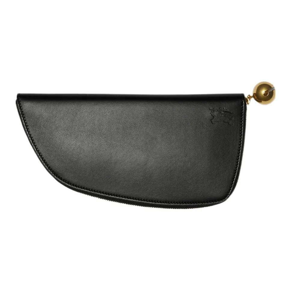 Burberry Кошелек из овечьей кожи большой женский черный