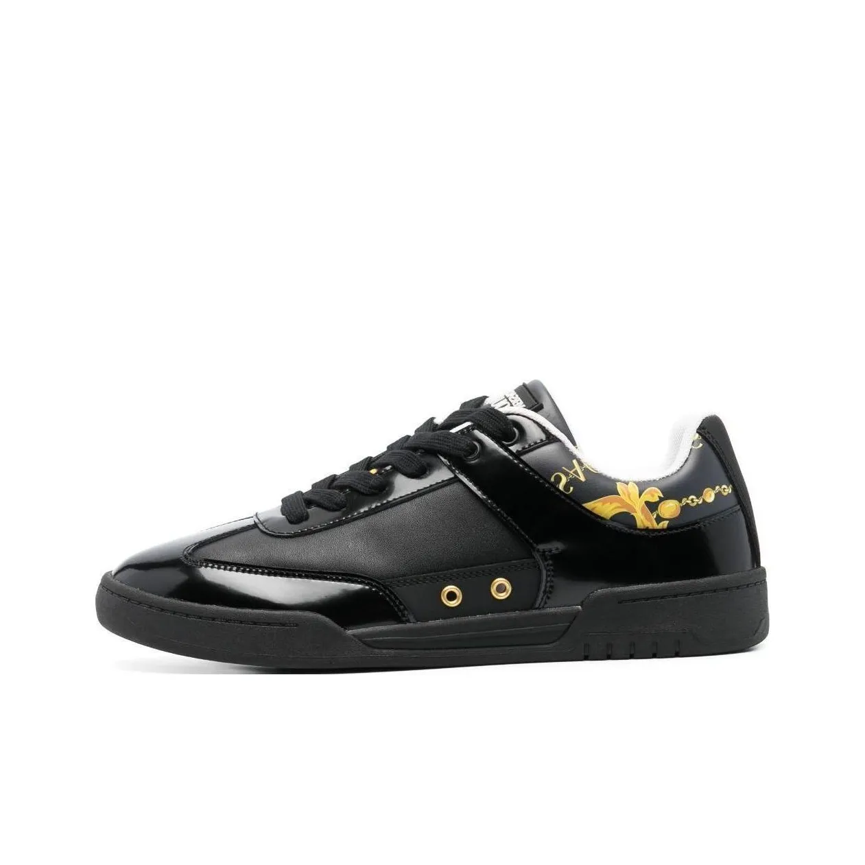 VERSACE JEANS Low Top Casual Shoes Men's Black