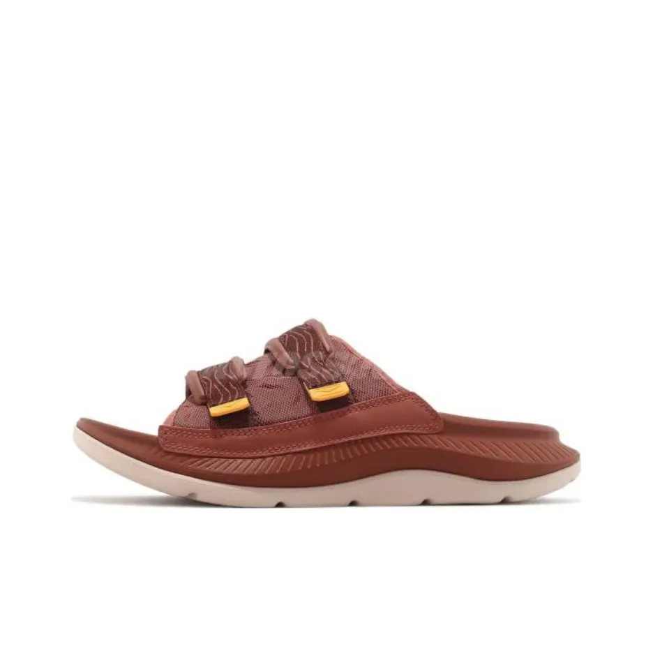 HOKA ONE ONE Ora Luxe Recovery Slide 'Hot Sauce'