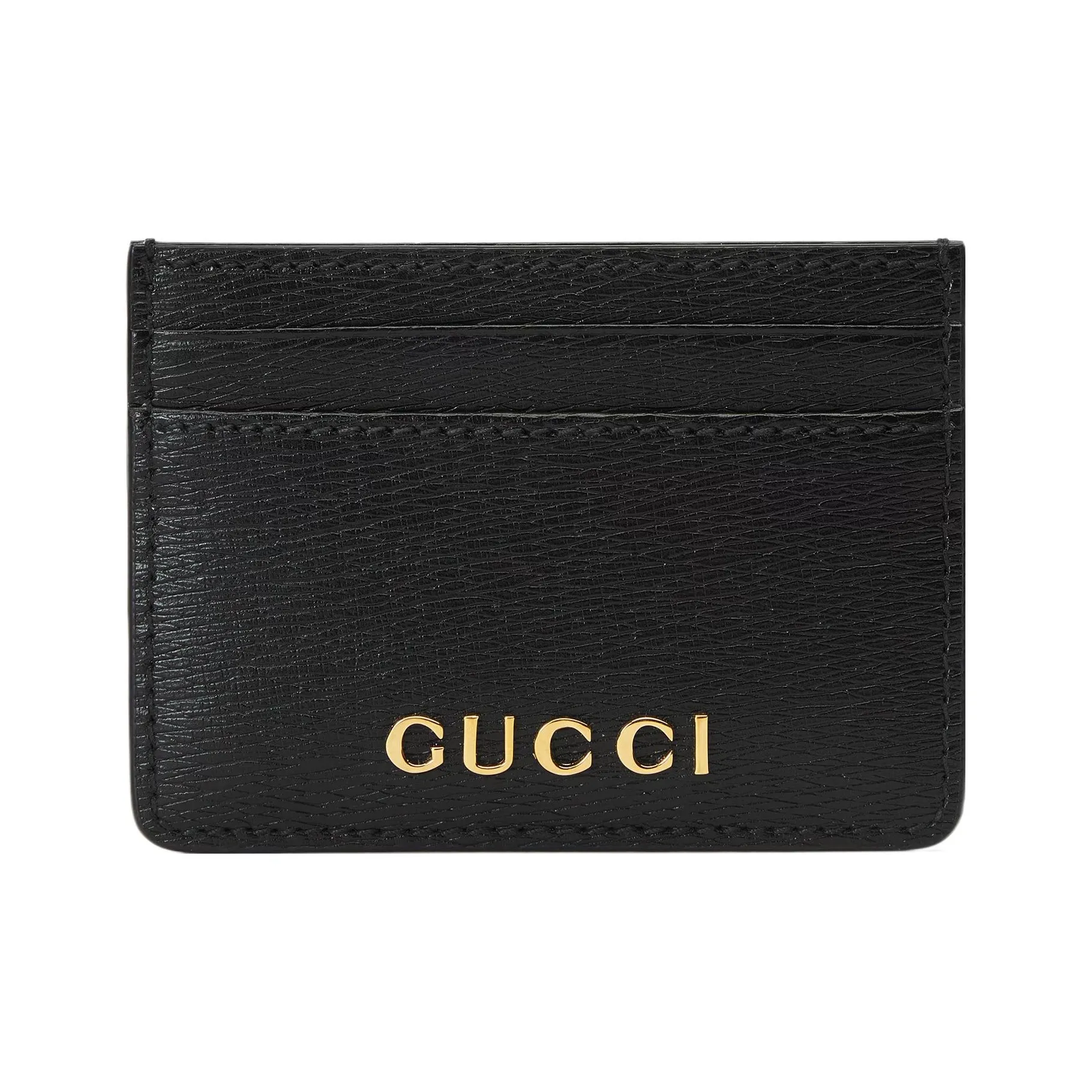 GUCCI Кожа Держатель для карт Стандартный Женский Черный