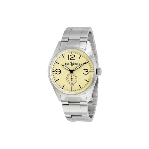 BELL & ROSS Автоматический Механический Часы Мужские Movement 41 мм Желтые