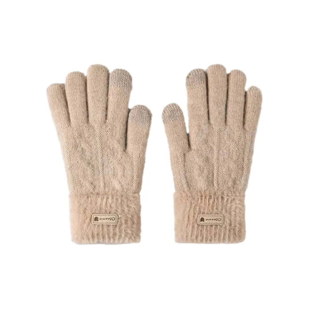 US8ACC Полиэфирный трикотаж Перчатки Женские