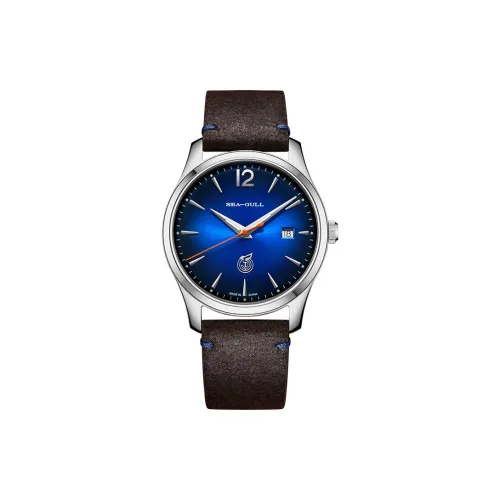 Sea Gull Автоматический Механический Movement Мужские Часы Tribute 40mm*40mm*40mm Синий