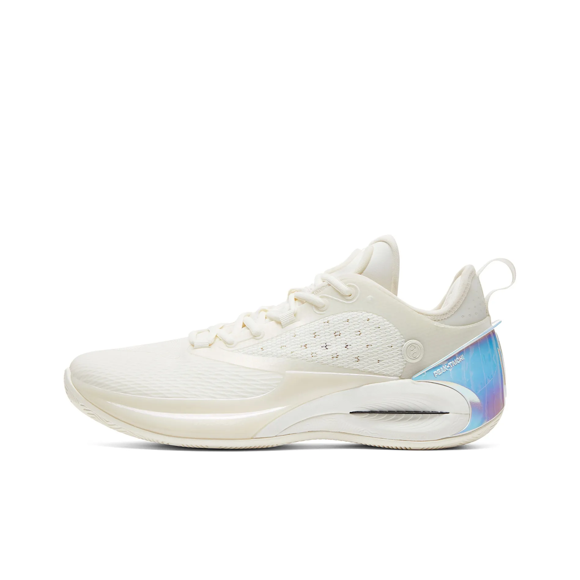 PEAK Wiggins AW2 Cushioning Wear Resistant Impact Resistant Rebound Basketball Shoes Men's Beige Timeless Color Scheme