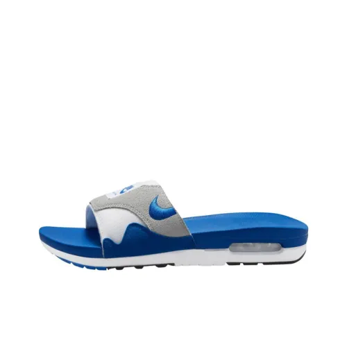 Nike Air Max 1 Слипоны Голубо-серый Мужские