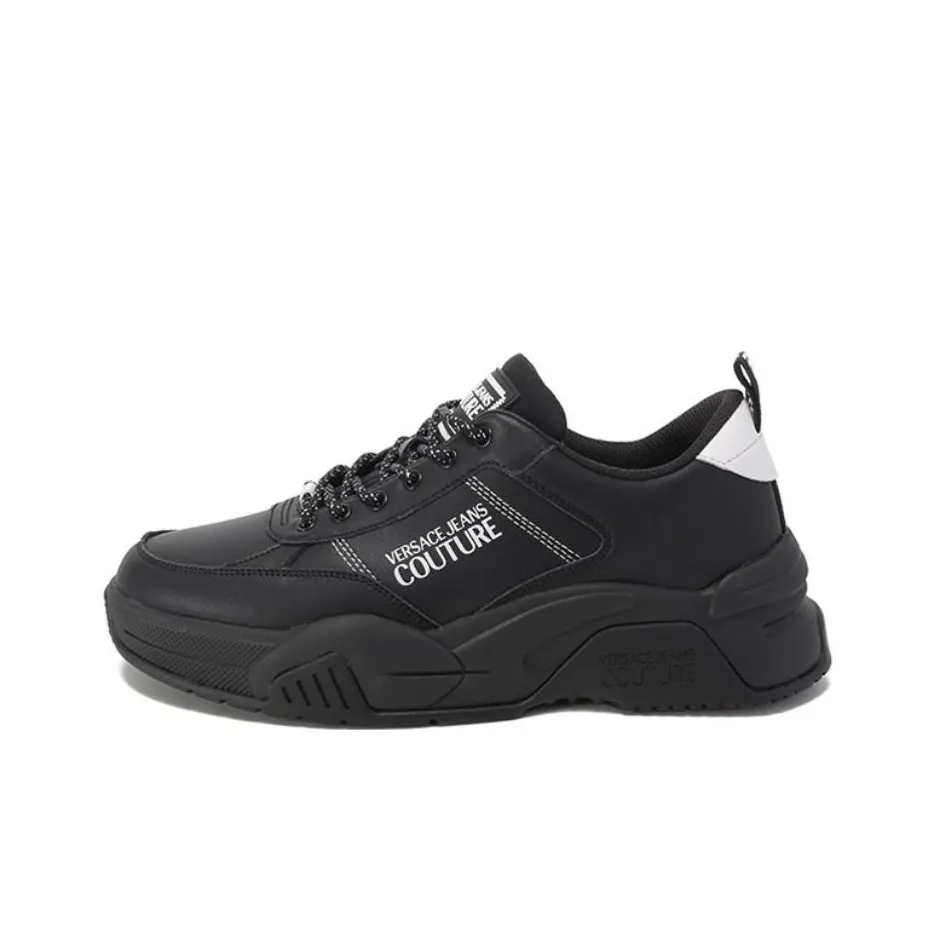 VERSACE JEANS Couture Logo-print Lace-up Sneakers