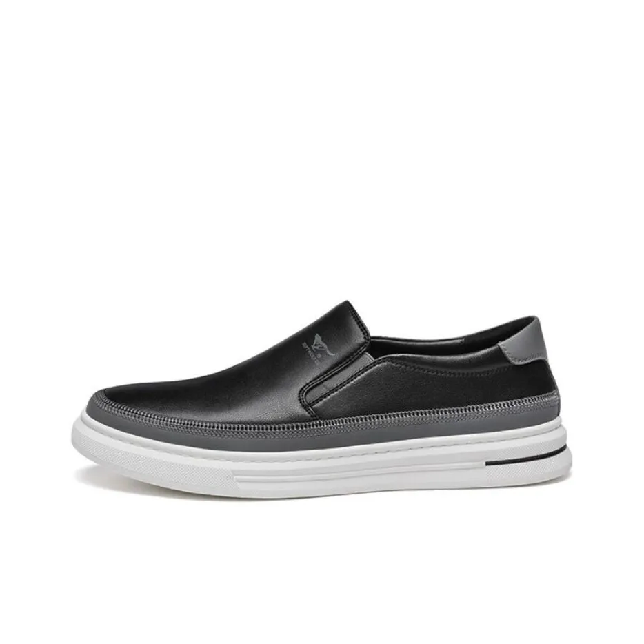 SEPTWOLVES Low Top Casual Shoes Men's Black