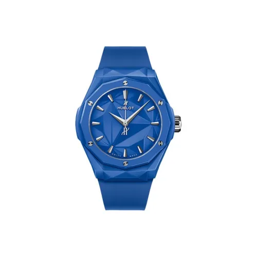 HUBLOT Автоматический Механический Movement Мужские Классические Фьюжн Часы 40 мм Синие