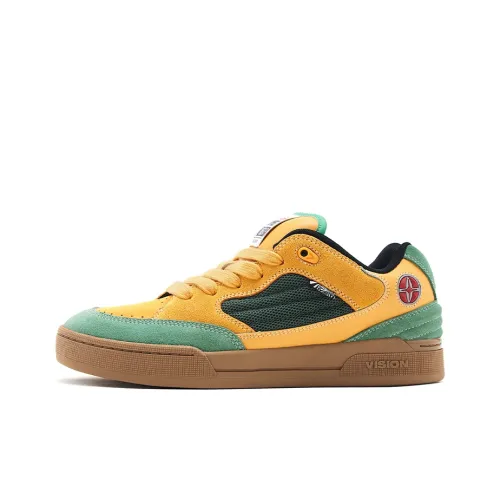 Vision Street Wear Savvy Кроссовки для скейтбординга Low Top Cantaloupes Желтый, зеленый Унисекс