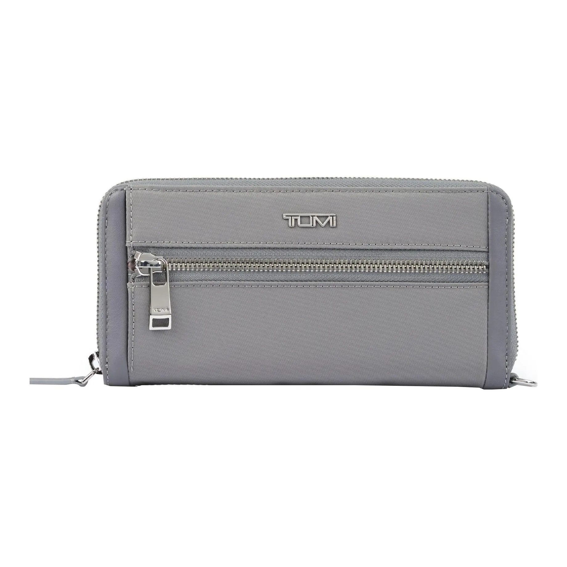 TUMI Voyageur Нейлон Монета Кошелек Кошелек Стандартный Женские Туманный Серый