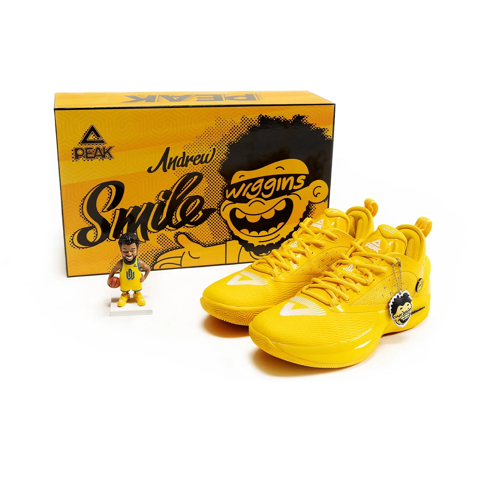 PEAK Wiggins AW2 Basketball Shoes Men's Low top Bright Yellow