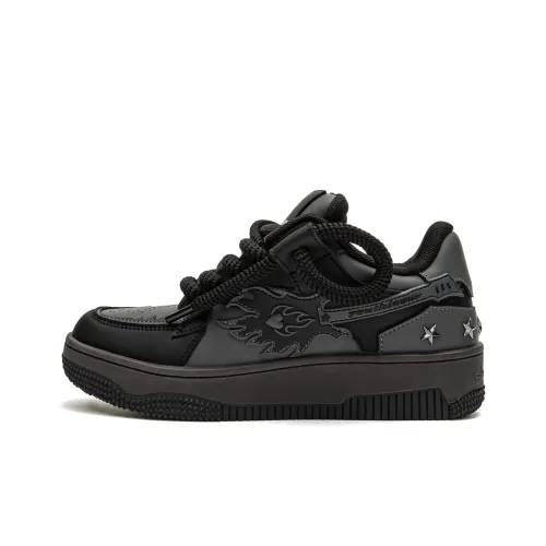 Youthloser Кроссовки для скейтбординга Low Top Голубой Черный Унисекс