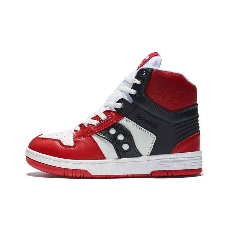 Saucony Running Shoes Unisex High-Top White Red