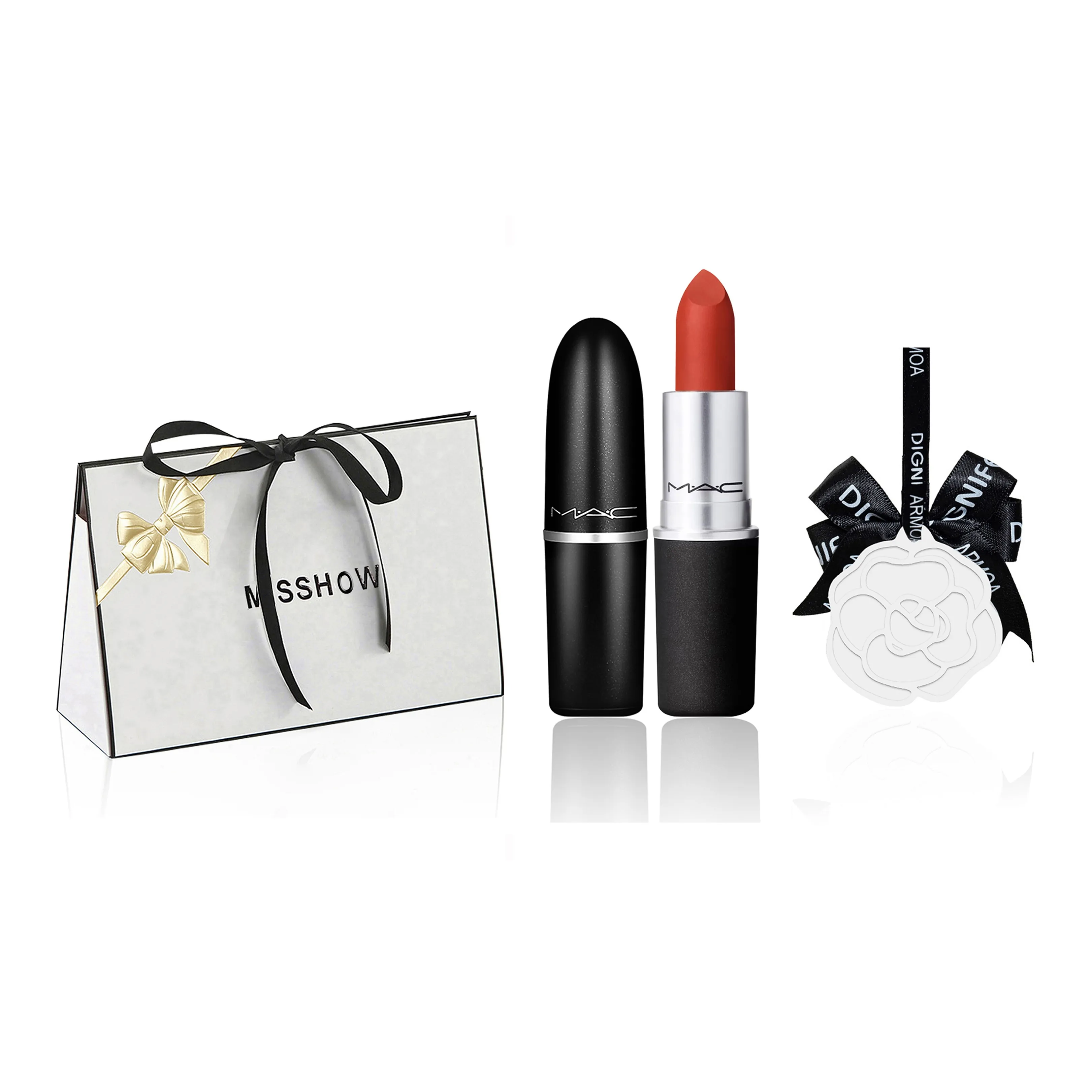 MAC Bullet Camellia Box Помады Велюр Легко Смешиваемый Натуральный Длинный Срок Натуральный ИМЕДЖ