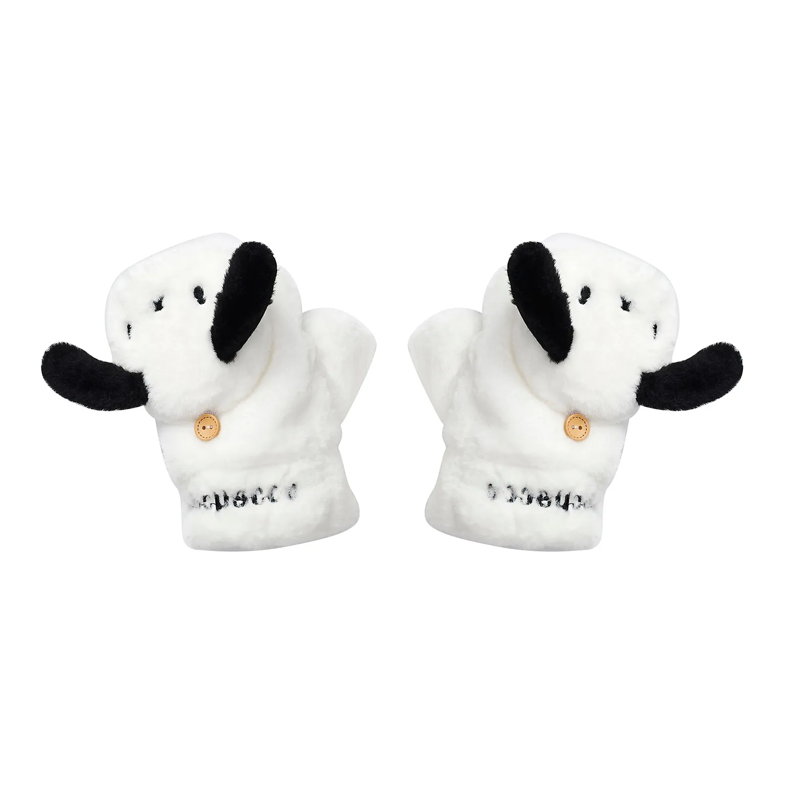 Санрио Pacha Dogs Полиэстеровый трикотаж Перчатки Женские