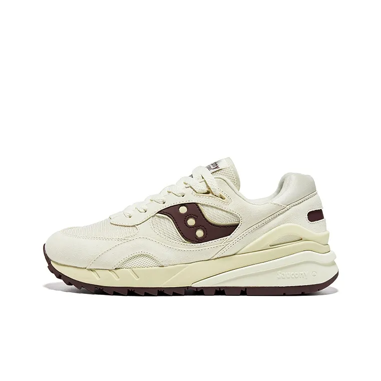 Saucony Shadow 6000 Низкий Топ Повседневные Беговые Кроссовки Унисекс Бежевый Умбра