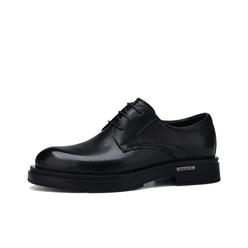 U7 Dress Shoes Men Low Top Black