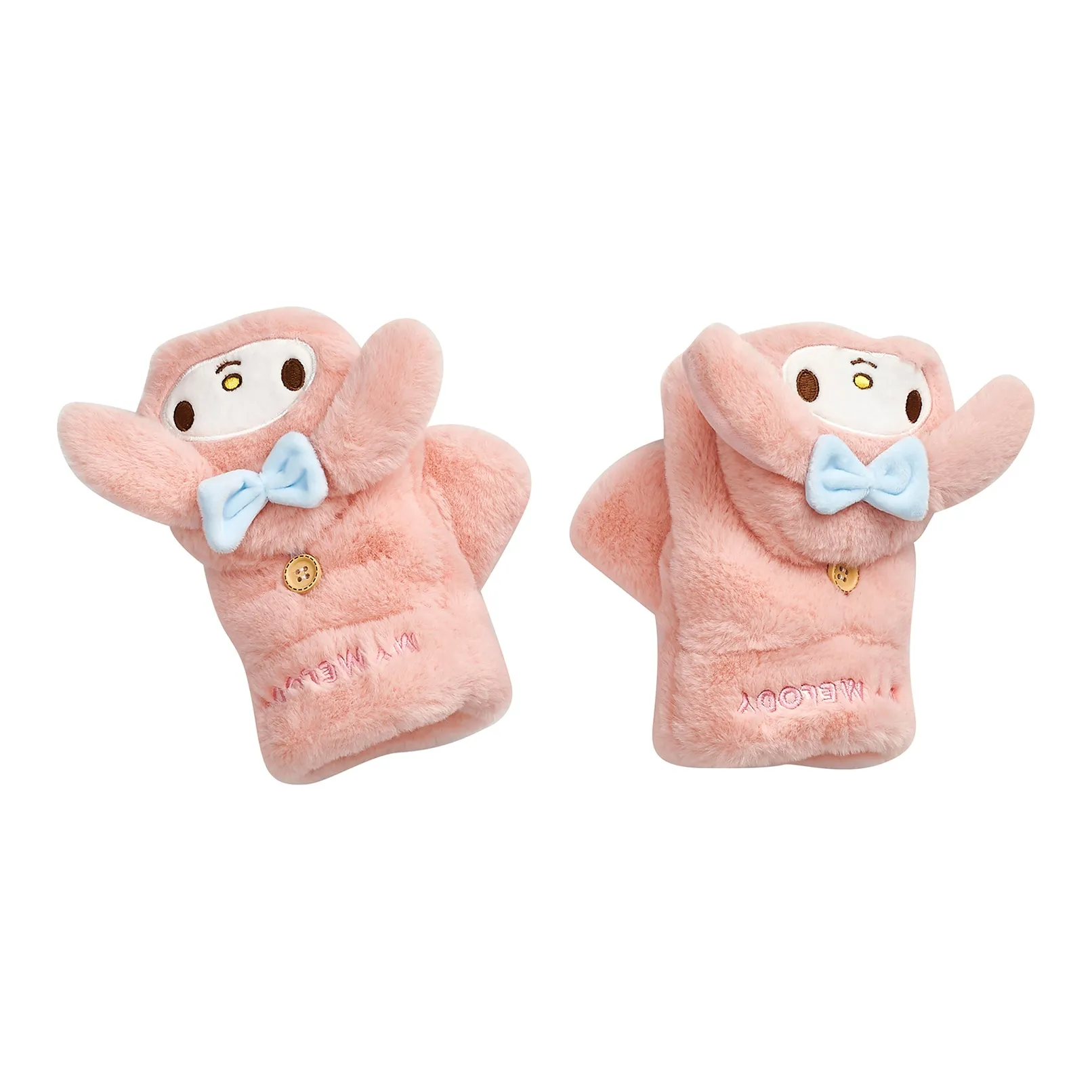 Sanrio Melodi Полиэстер Трикотаж Перчатки Женские