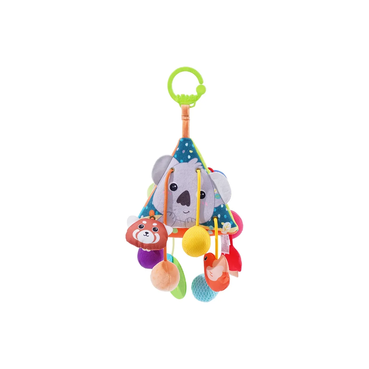 JOLLYBABY Сжимаемый для веселья качалка подвеска палец Fine моторные навыки голова подъемный тренировки игрушки