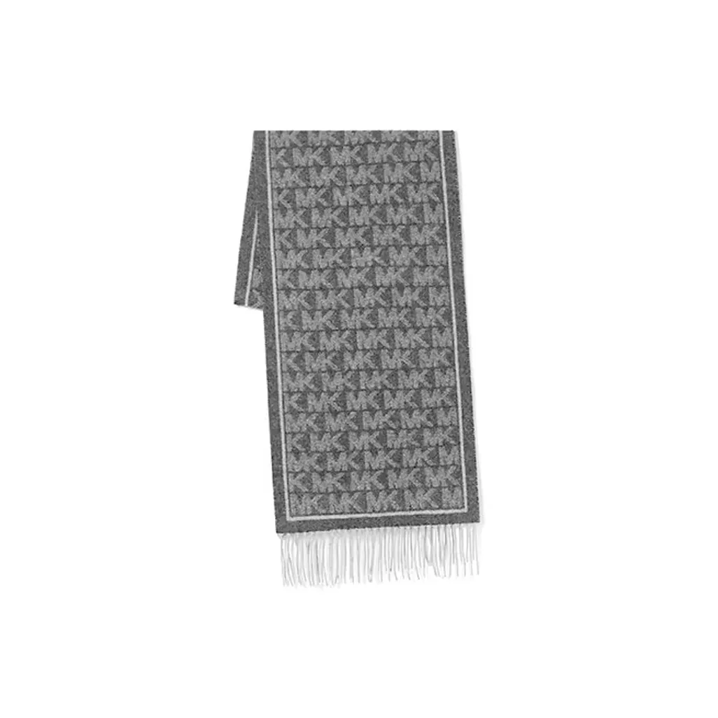MICHAEL KORS Knit Scarves Women's Black/Gray