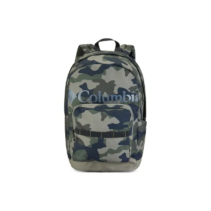 Columbia Backpack Fabric Green Camouflage Unisex