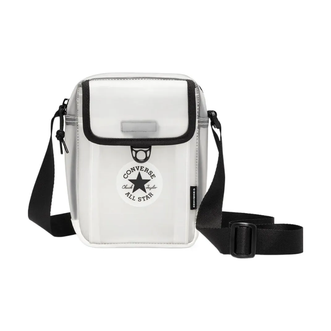 Converse Synthetic Material Patchwork Shoulder Bag Crossbody Bag Regular Unisex Vintage White