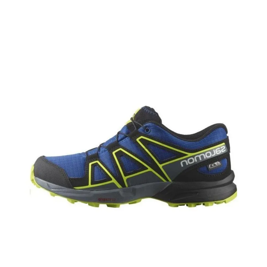 SALOMON Крест Speedcross Противоскользящий Устойчивый к истиранию Дышащий Низкий Топ Уличная Обувь Унисекс Черный Синий