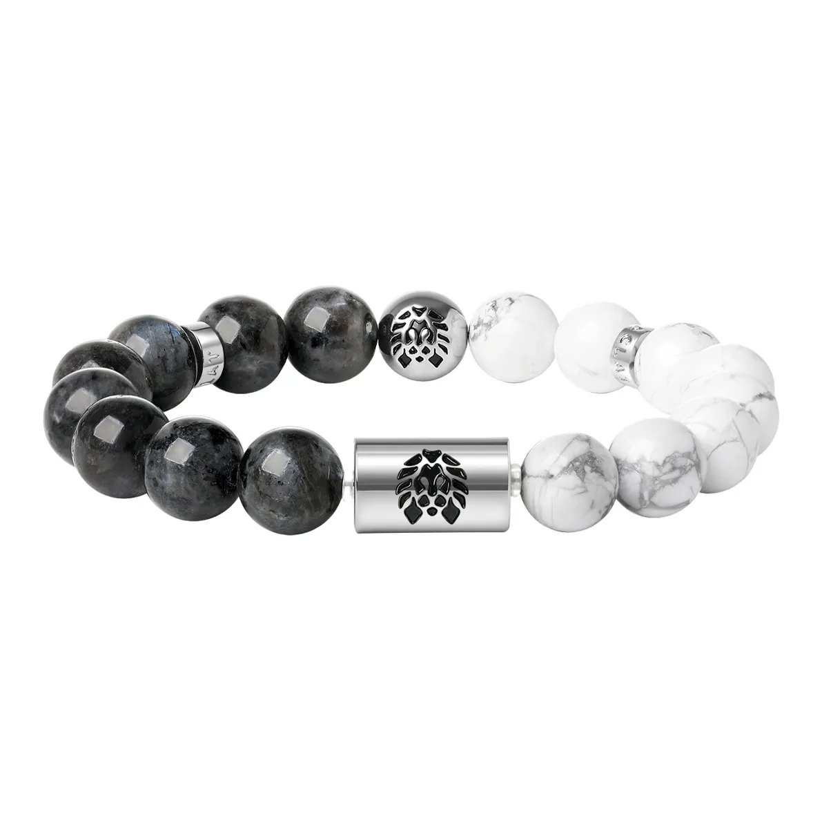 Rastaclat Черный Вспышка Diopside Маленький Лев Китайский стиль Браслет с бусинами Унисекс