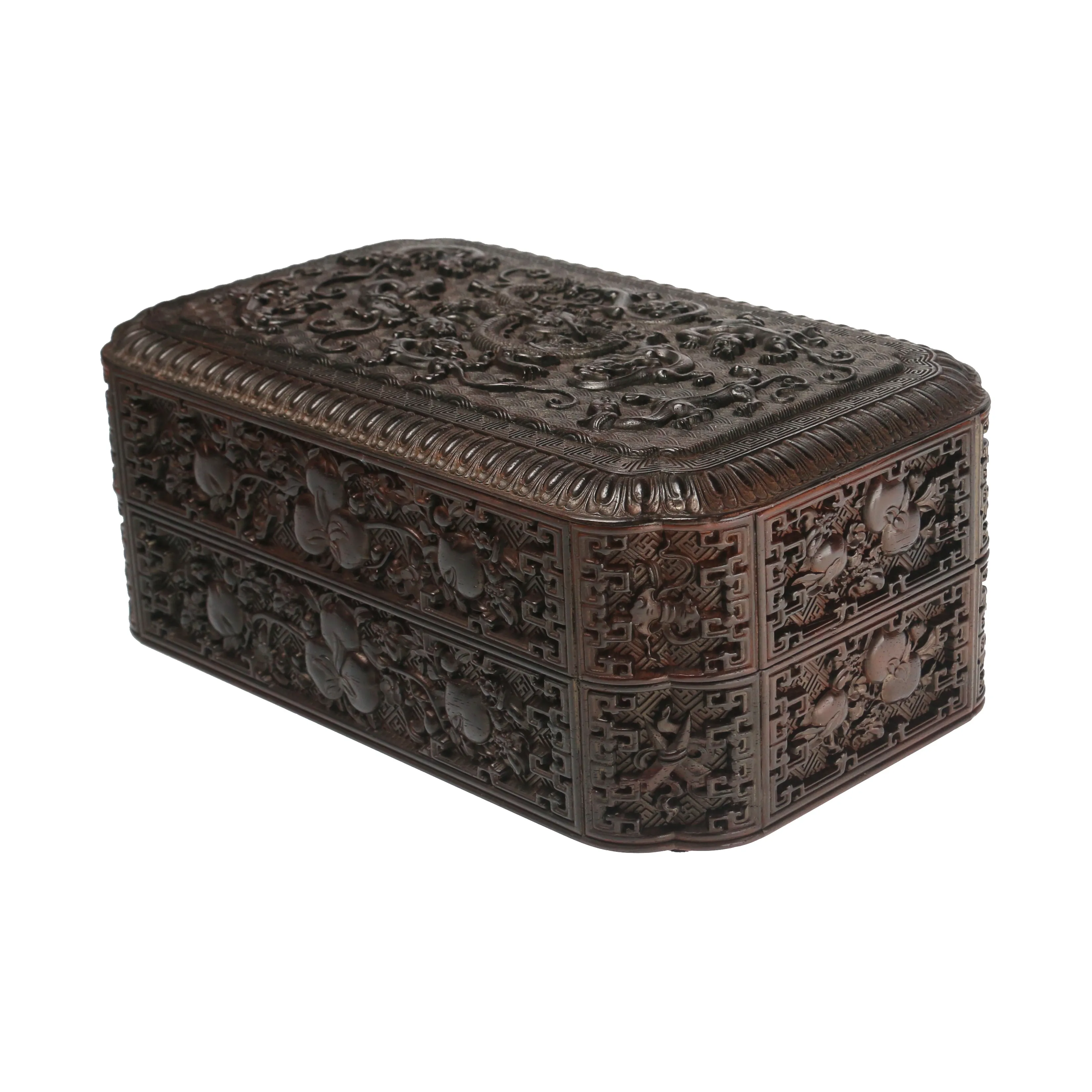 Finger Carpenter Siamese Rosewood Storage Boxes Unisex Rosewood