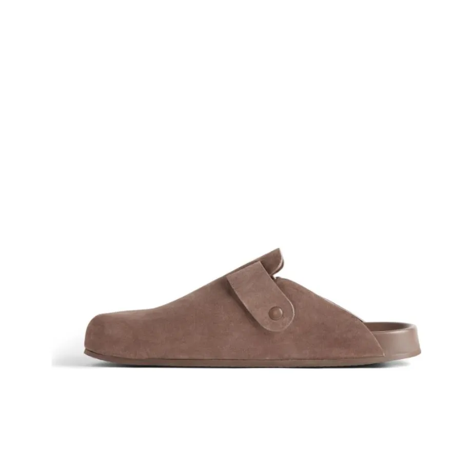 Balenciaga Sunday Mules 'Tan Matte Calfskin'