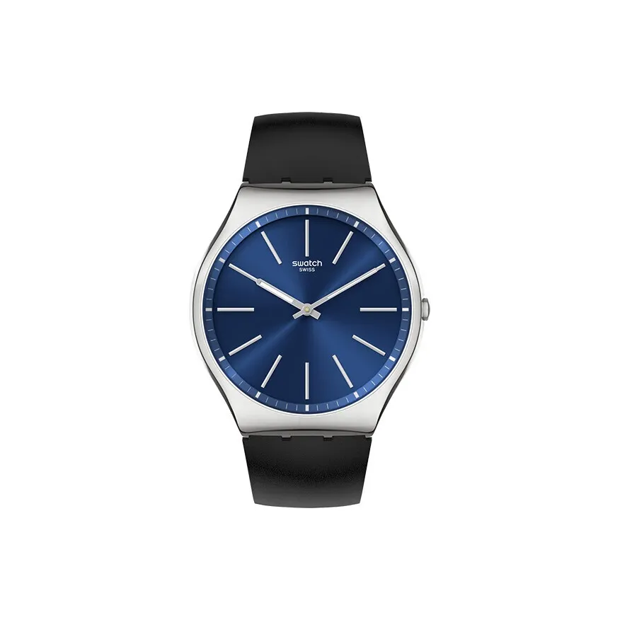 Swatch Quartz Movement Унисекс Часы 42mm*42mm*9mm Синие